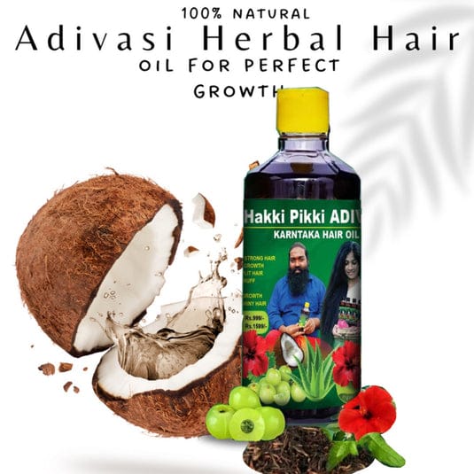 KARNATAKA HAKKI PIKKI NEELAMBARI HERBAL HAIR OIL