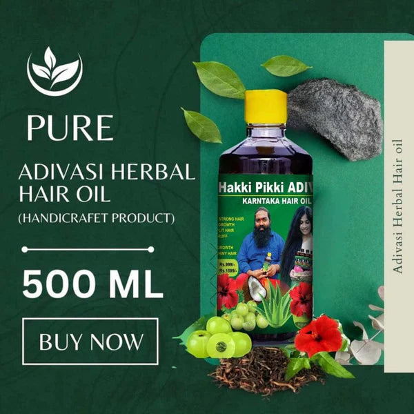 KARNATAKA HAKKI PIKKI NEELAMBARI HERBAL HAIR OIL